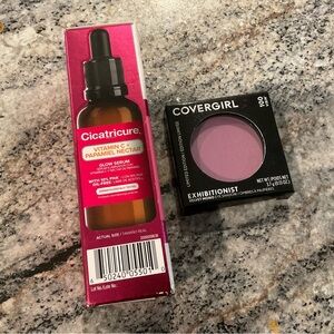 Glow Serum Cicatricure New in Pkg with Covergirl Mauve Eyeshadow